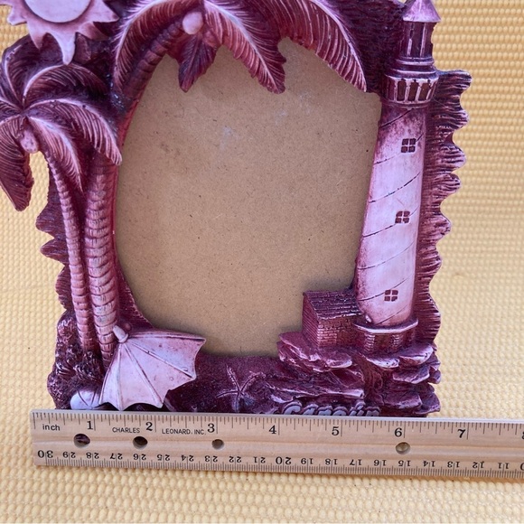 Cancun Mexico Beach 3D Photo Picture Frame Desktop Holds 4” X 6” Photo - Picture 3 of 6